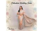 Handcrafted Chikankari Wedding Saree