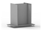 Smart Retail Displays with Grey Gondola Shelving -