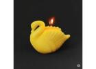 Scented Yellow Swan Fancy Candle Online – Derben Clove