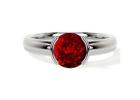 Luxury Solitaire Engagement Ring 1.55 CTS Natural Ruby
