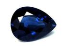 Premium Deep Blue Sapphire for Sale Pear Cut Gemstone