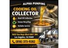 Professional Cooking Oil Collector Services by Alpha Pumping
