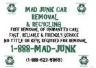  FREE JUNK CAR REMOVAL NO TITLE OK! 1-888-MAD-JUNK