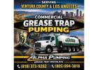 Professional Commercial Grease Trap Pumping Services by Alpha Pumping