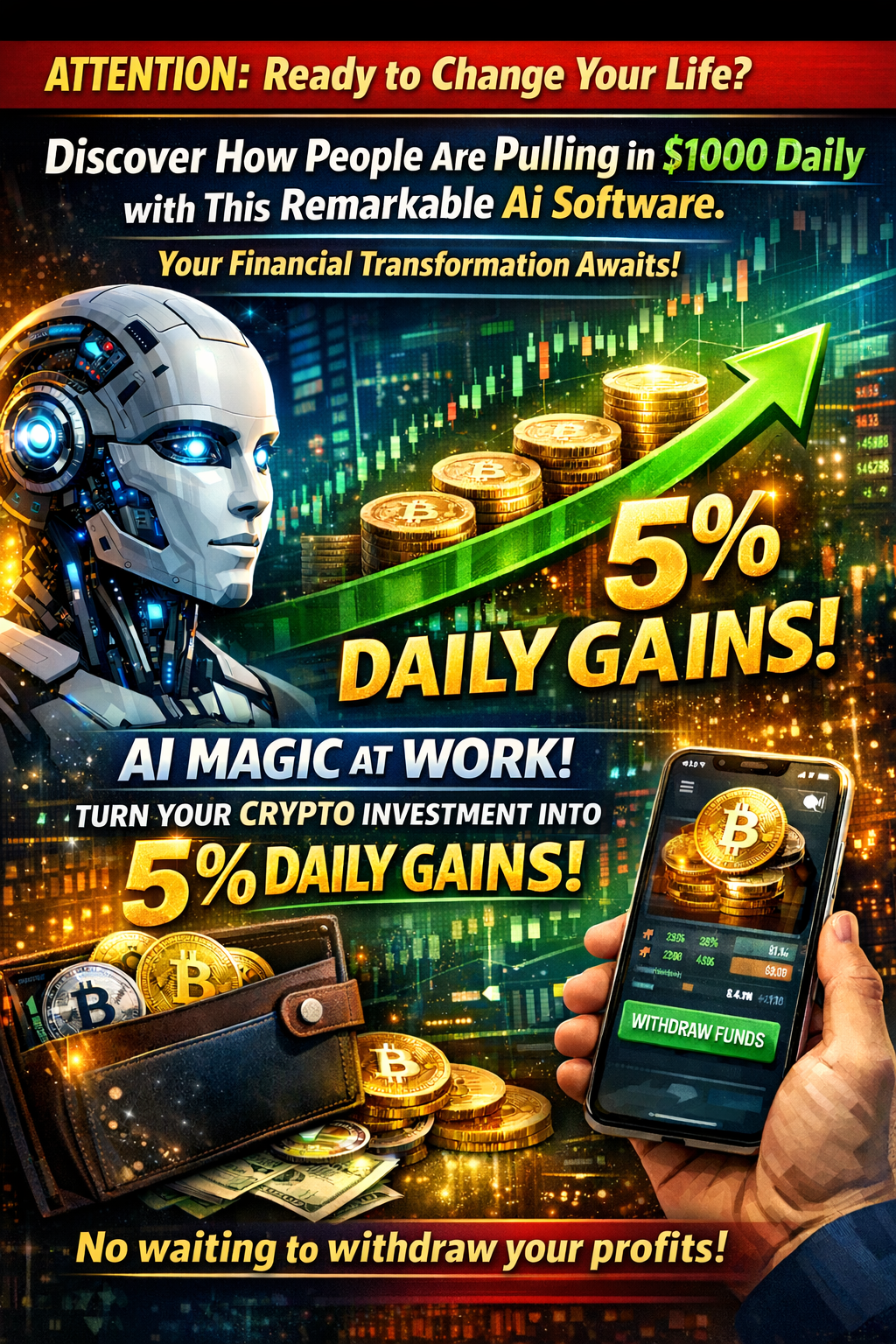 Is AI Built to Capture 5% Crypto Swings Daily? Find out more Here