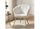 Artiss Teddy Fleece Armchair – White Comfort & Style