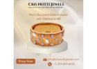 Step into luxury with the Mario Buccellati gold bracelet with diamonds 18K