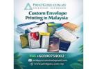 Premium Custom Envelope Printing Malaysia for Business Branding