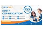 SOC 1 Certification Services in San Francisco