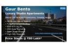 Best Studio Apartments at Gaur Bento Yamuna Expressway Noida