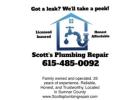 Scott’s Plumbing Repair | Fast Reliable Plumbing Service | 25+ Years Experience Family Owned and Ope