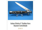 Choose razor-sharp Switchblade Knives in varied sizes, shapes, colours, and styles