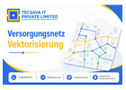 Versorgungsnetz Vektorisierung für präzise digitale Infrastrukturplanung