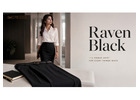 Raven Black Skirt for Women - Choose Tailored Formal Office Skirts | Midweek