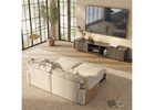 Obsessed with my new Japandi sectional! So cozy & functional - Must see!