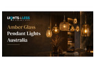 Amber Glass Pendant Lights Australia