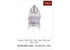 Elevate Your Prayer Experience with a Men's Tallit Prayer Shawl from Galilee Silks!