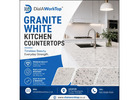 Granite White Kitchen Countertops | +44 020 83685555 | DialAWorkTop