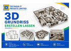 Professionelle 3D-Grundrisse für moderne Bau- und Immobilienprojekte – Tecsava