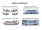 Saab 92 and Saab 92B  / Saab 93 / Saab 96 bumpers classic car