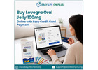 Buy Lovegra Oral Jelly 100mg Online with Easy Credit Card Payment