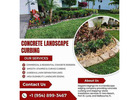 Custom Concrete Landscape Edging Near Port St. Lucie, FL