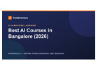 Best AI Course in Bangalore for Students & Professionals