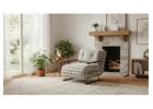 Tartan 4-in-1 Sleeper Sofa Chair with Folding Guest Bed for Small Spaces