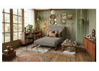 3-in-1 Houndstooth Sleeper Chair with 5-Position Adjustable Chaise & Guest Bed