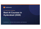 AI Course in Hyderabad 2026 | Find AI Options | True Directory Hub