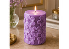 Premium Floral Scented Pillar Candles for Home & Celebrations