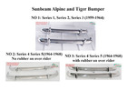 Sunbeam Alpine S1 S2 S3 S4 S5/Sunbeam Tiger