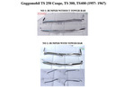 Goggomobil TS250 Coupe, TS300, TS400 (1957- 1967) Bumpers
