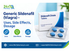Generic Sildenafil (Viagra) - Uses, Side Effects, Dosage