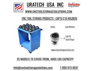 Uratech: High-Quality CNC Tool Storage for CAPTO C10 holders Uratech: High-Quality CNC Tool Storage for CAPTO C10 holders