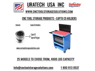 Uratech : High-Quality CNC Tool Storage for CAPTO C5 holders Uratech : High-Quality CNC Tool Storage for CAPTO C5 holders