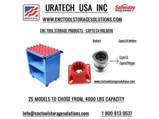 Uratech : High-Quality CNC Tool Storage for CAPTO C4 holders Uratech : High-Quality CNC Tool Storage for CAPTO C4 holders