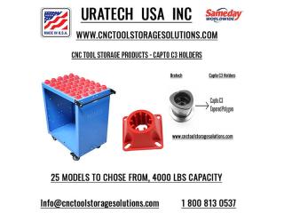 Uratech : High-Quality CNC Tool Storage for CAPTO C3 holders Uratech : High-Quality CNC Tool Storage for CAPTO C3 holders