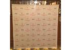 8x8 Step and Repeat Banner for Red Carpet and Press Events 