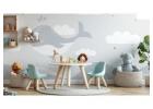 Ocean-Inspired Opulence – Premium Whale Wallpaper by Wallanza