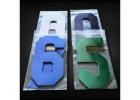 Premium Block Letters and Numbers for Custom Sports and Apparel Designs