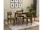 Elegant 4 Seater Dining Table Set – Wooden Finish, Great Price!