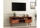 Wooden TV Unit with Storage – Ideal for Living Room Décor