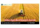 Top Indian Agricultural Research Journals for Quality Publications