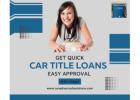 Quick Cash With Car Title Loans Richmond