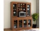 Modern Crockery Unit with Glass Display