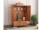 Shop Online Wooden Street Mandir – Stylish Modern Mandir Design for Your Home