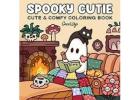 Spooky Cutie Coloring Book for Adults and Teens