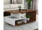 Ainsley Coffee Table (Exotic Teak Finish)