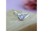 Shop Women’s Sterling Silver Moonstone Rings Online at Akrati Jewels Inc